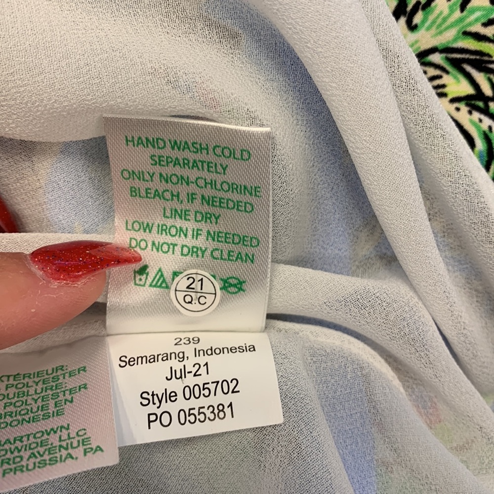 Lily Pulitzer Julien Halter Top Size L - Picture 6 of 8